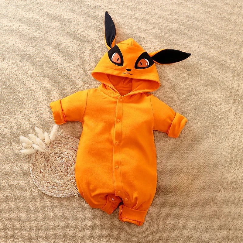 Baby-Sommerkleidung, kurzärmelig, für Jungen und Mädchen, Baumwolle, zum Tragen im Cartoon-Stil, bequem und atmungsaktiv.