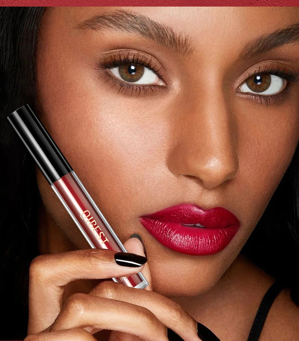3pcs Matte Liquid Lipstick+Lip Liner Set Lip Glaze Makeup Nude Black Red Velvet Lip Gloss Long Lasting Lip Tint Cosmetics Kits.