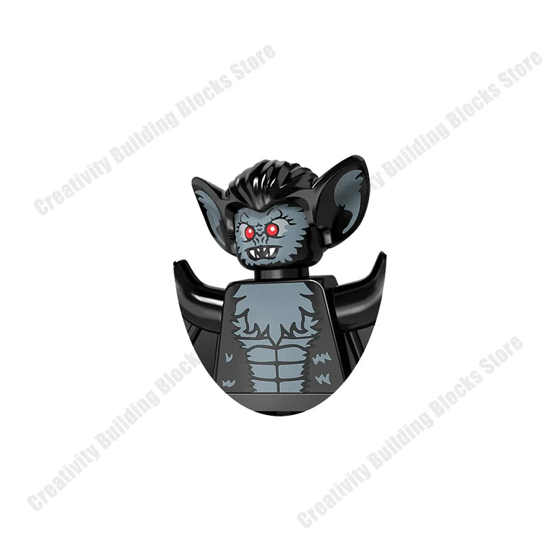 New Hot Series Gray Shark Boy Girls 3D Model DIY Building Bload Toys Classic Movie Children's Toys Gifts