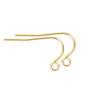 50pcs Never Fade PVD Stainless Steel Earrings Hooks Clasp Bulk Anti Allergy Earring Making Earing Wires For Diy Jewelry Findings.