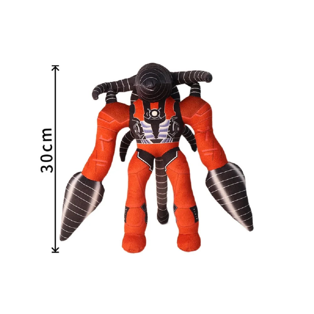 2025 new Skibidi Toilet Clockman Titan TV Man Speakerman Plush Horror Game Cartoon Stuffed Doll Kids Birthday Christmas Gifts.