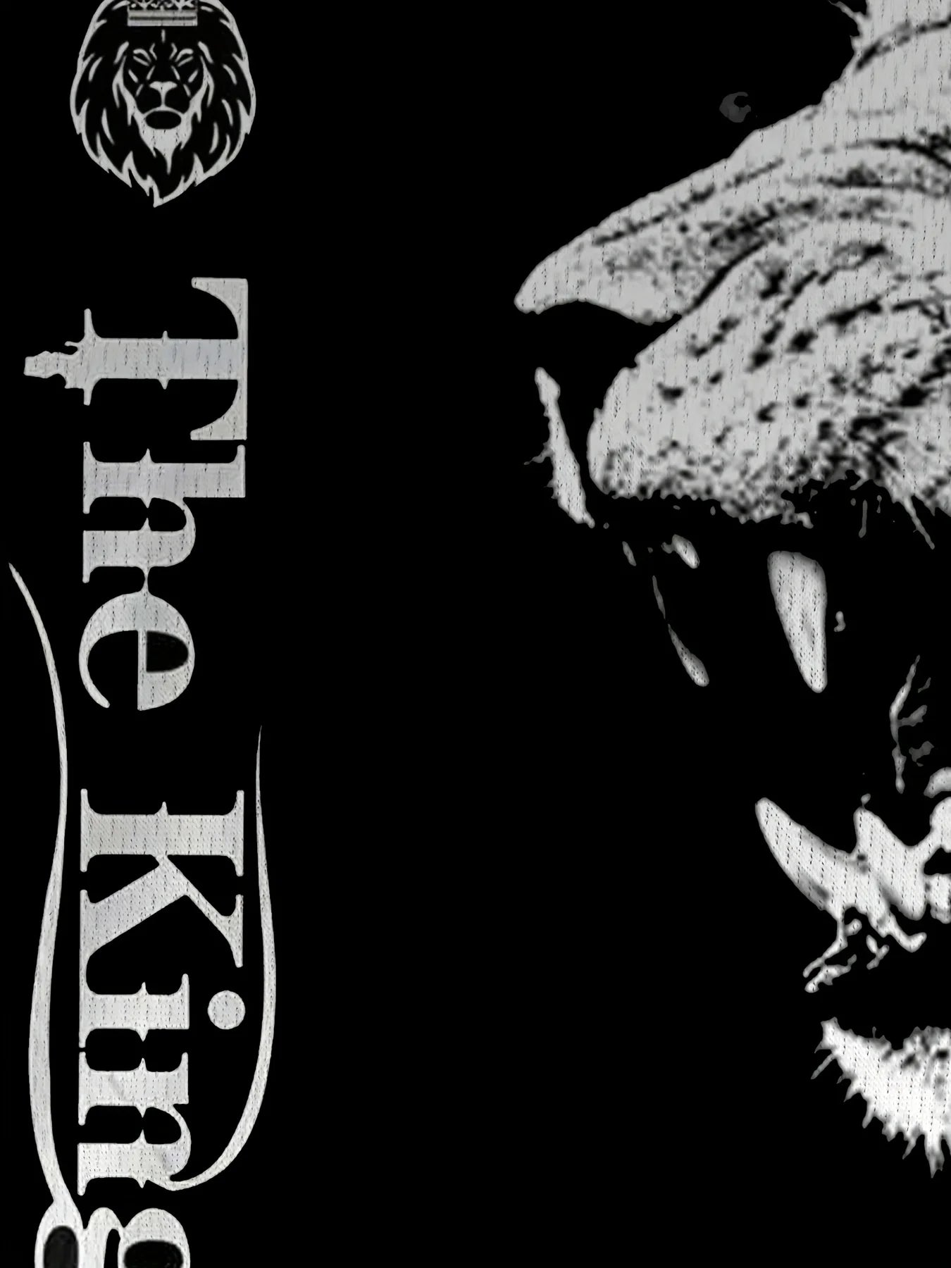 Fashionable summer men's new creative lion print soft and breathable round neck T-shirt pants set outdoor street style clothing.