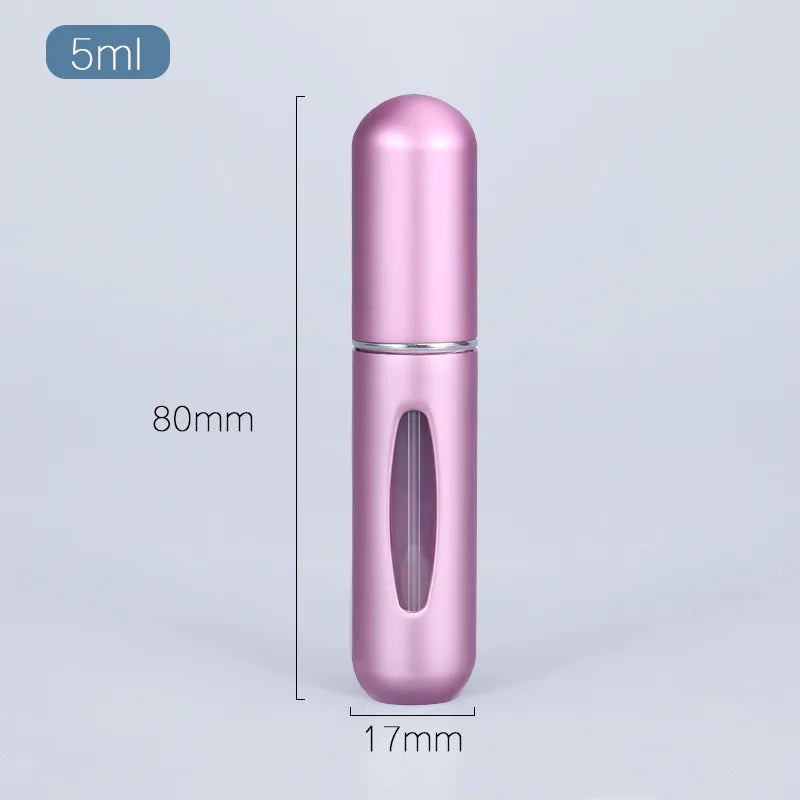 5/8ml Perfume Atomizer Portable Liquid Cosmetics Containers Traveling Mini Alcohol Perfume Refillable Bottles Empty Spray Bottle
