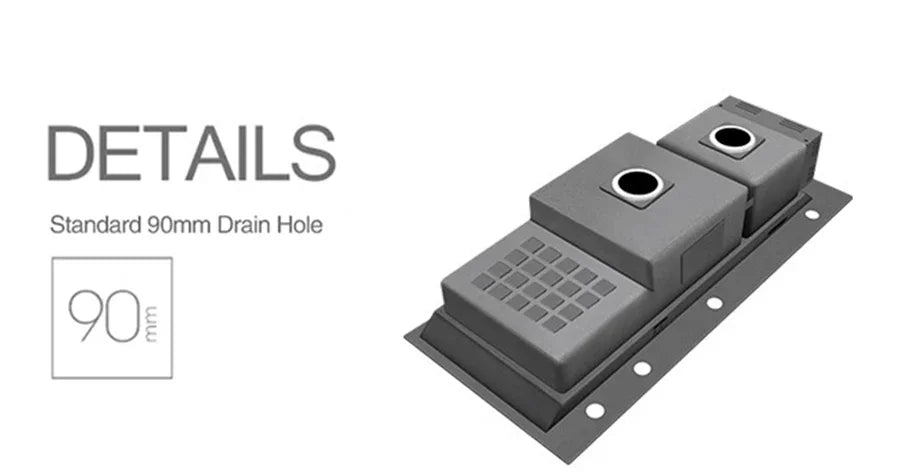 ASRAS Large Size Smart Purifying Kitchen Sink Handmade Step Sink Smart Purifying Kitchen Island Sinks 11550 NJH