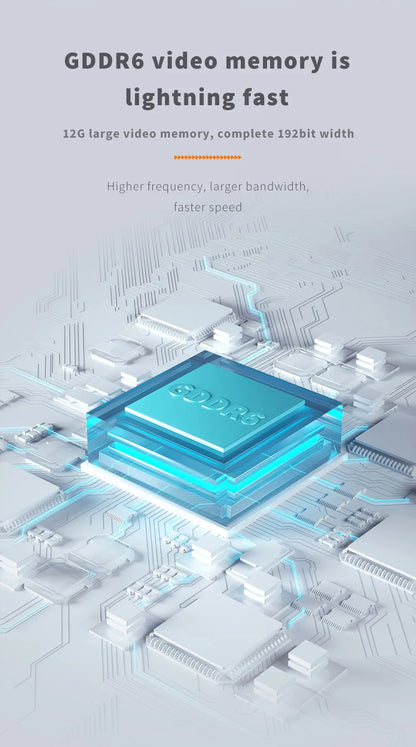 SOYO RTX 3060 12GB Graphics Card GDDR6 192Bit PCI Express 4.0 × 16 8Pin NVIDIA GPU Rtx 3060 Gaming Video Card Placa De Video.