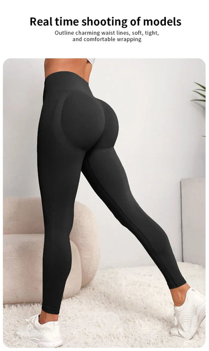 New High Waist Yoga Pants for Women - Tummy Control Leggings, Stretchy Soft Workout Running Pants, Comfortable Gym Sports Pants".