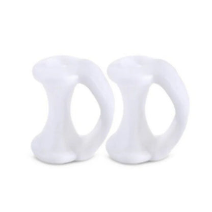2pcs=1pair Separator Finger Feet Care Protector Silicone Toe Orthopedic Products Bunion Corrector Hallux Valgus For Pedicure.