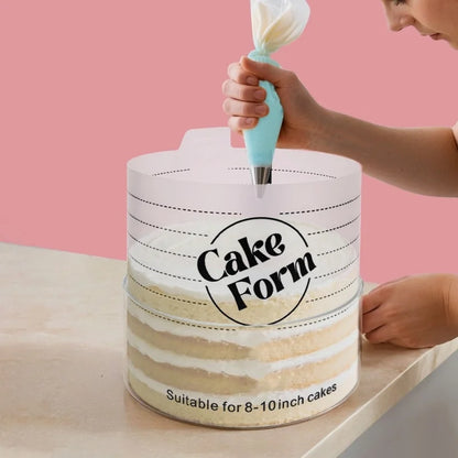 Adjustable Round Cake Ring Mold Retractable Fondant Tools Mousse Cake Ring Acrylic Circle Baking Ring Cake Tools.