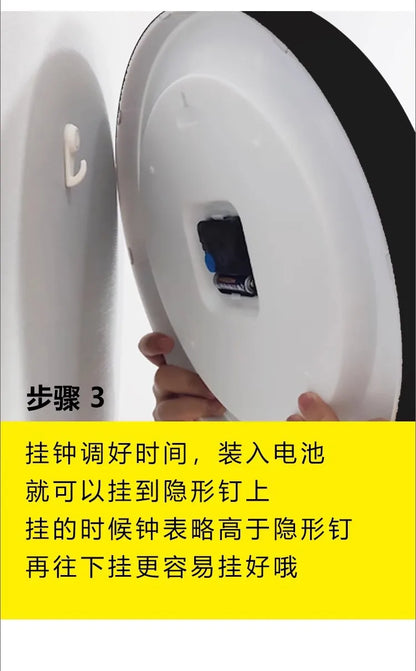 2025, neue 10/12/14 Zoll Temperatur und Luftfeuchtigkeit, elektronischer Kalender, multifunktionale Wanduhr, Dual-Display, stummgeschaltete Quarzuhren