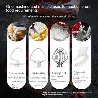 Powerful and Versatile 3.3L Tilt-Head Food Mixer for Home Use 5KSM3311XC Stand Mixer Cake 220V.