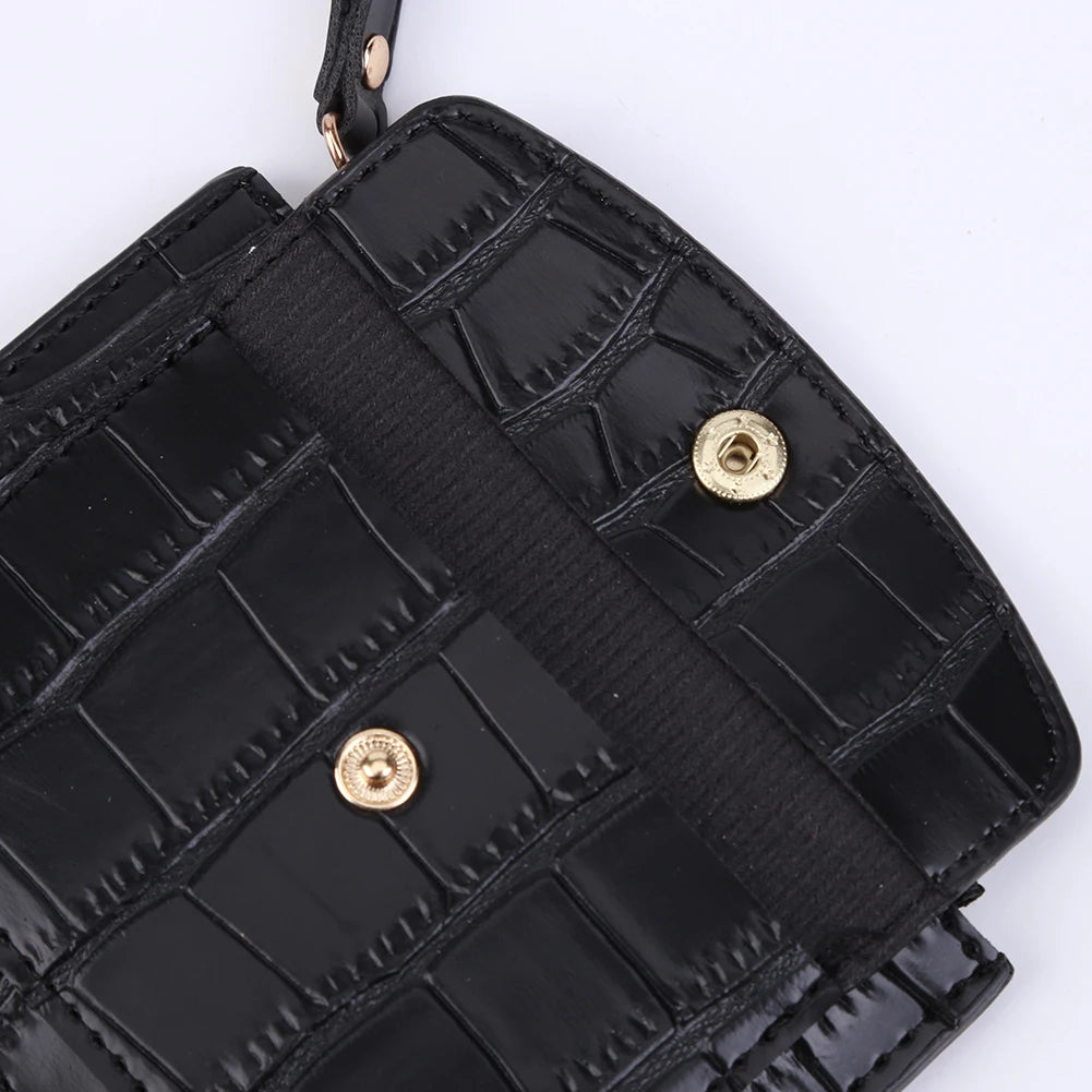 Women Fashion Short Wallet PU Leather Coin Card Holder Solid Color Casual Money Wallet Female Outdoor Bag.