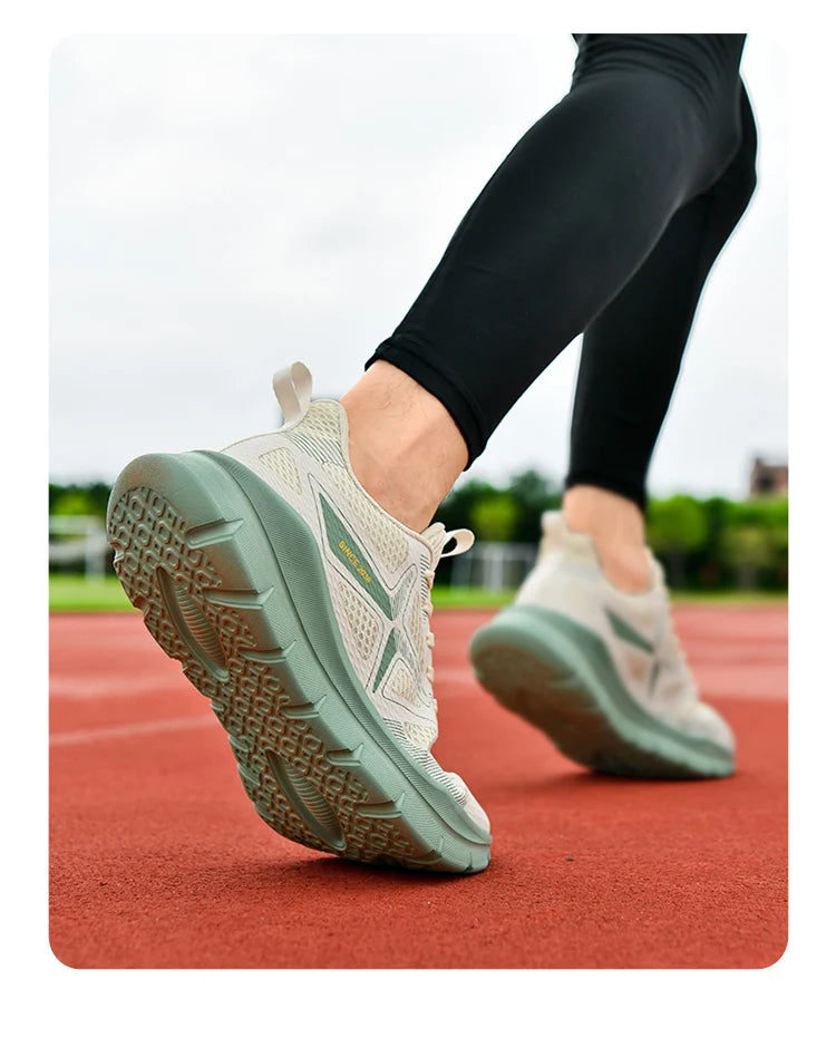 Men's Running Shoes Marathon Breathable Lightweight Women's Comfortable Casual Athletic Nonskid Walking Sports Sneakers.