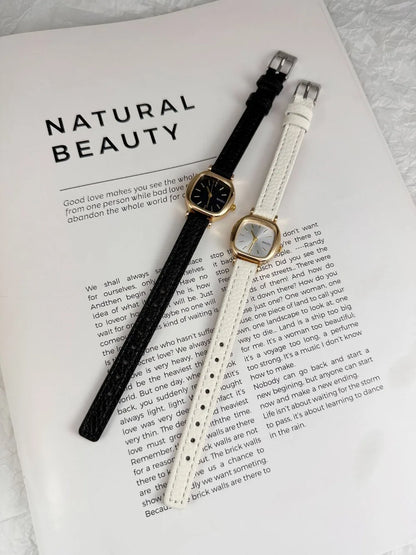 Hot Sale Women Watch Simple Small Dial Quartz Watches Luxury Ladies Gift Wristwatch Fashion Student Leather Strap Clock Relógio