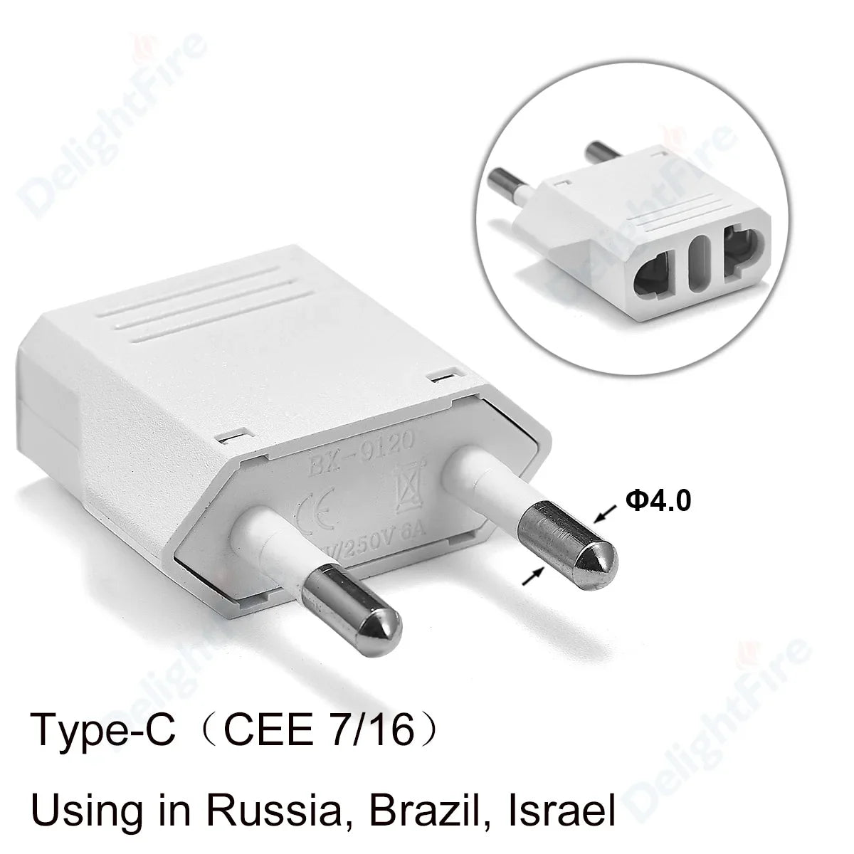 US-Elektrostecker-Adapter, europäisch, EU auf US, Amerika, China, CN, Kanada, CA, Reiseadapter, 2-poliger Stecker, Typ A, Konverter, Netzteil