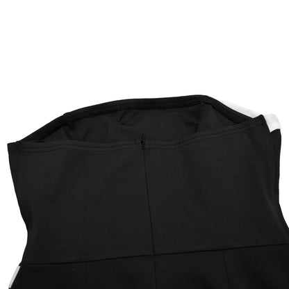 Elegant Sleeveless Wrap Chest Women's Button Strapless Irregular Jumpsuits 2025 One PieceWide Leg Outfits Night Club Streetwear