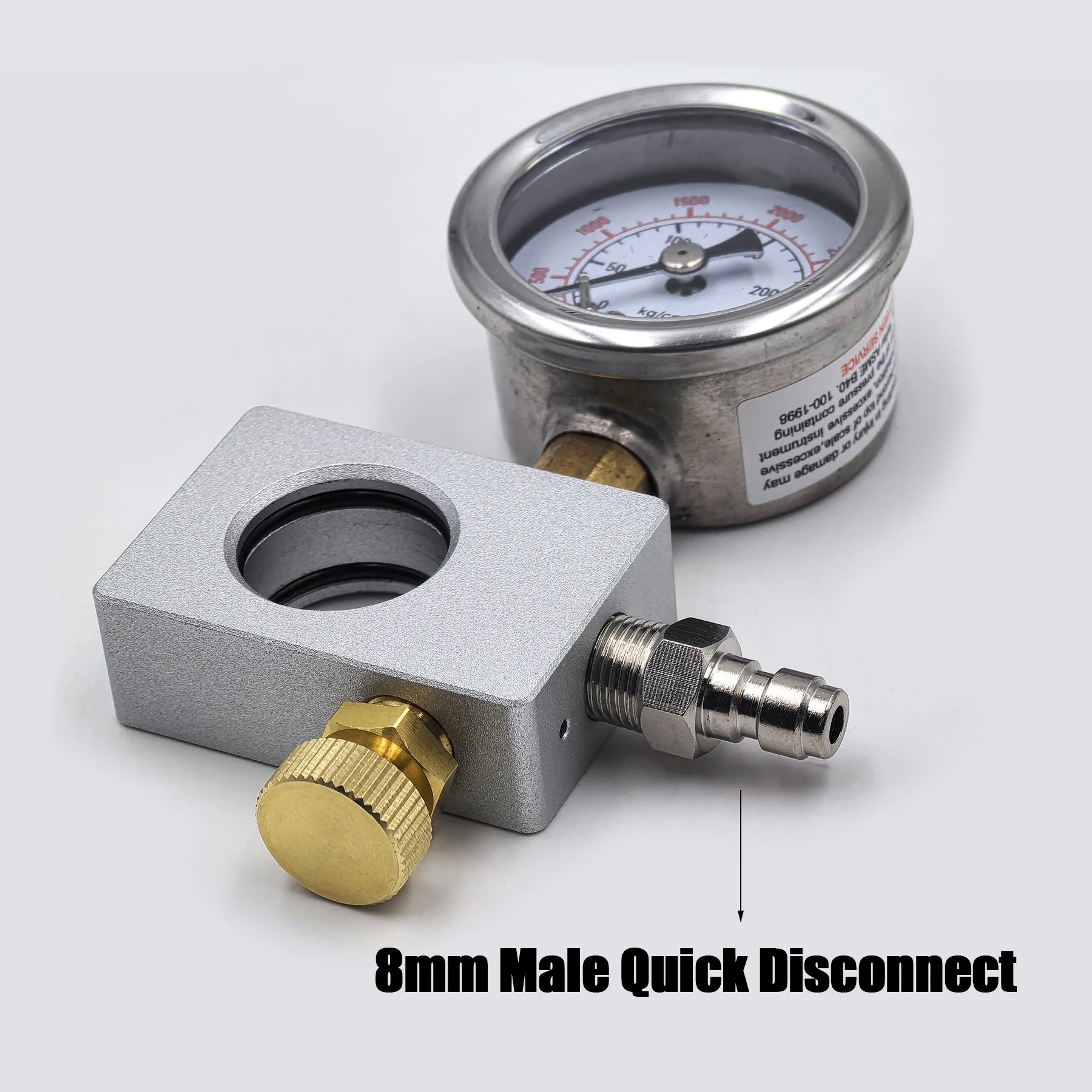 CO2 Cylinder Refill Fill Station Adapter Fit Soda Water Machine Terra, Gaia, DUO, ART Carbon Dioxide Pink Bottle Quick Connect.