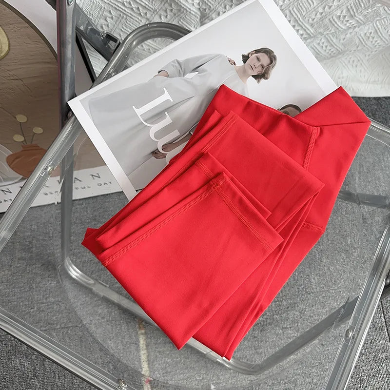 Women's High Waist Butt Lift Yoga Pants - No Camel Toe, Buttery Soft Naked Feeling, Peach Hip, Seamless Gym Running Leggings