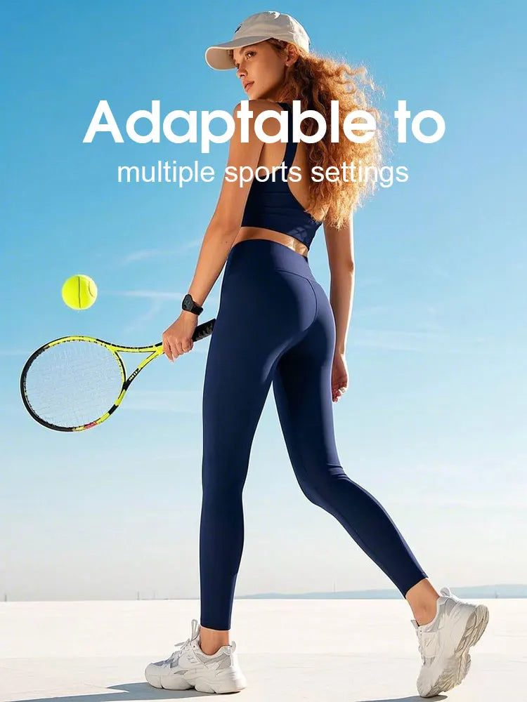 High-Waisted Workout Leggings - 4-Way Stretch, Slim Fit, Butt Lifting & Tummy Control for Gym, Yoga, Running & Daily Wear.