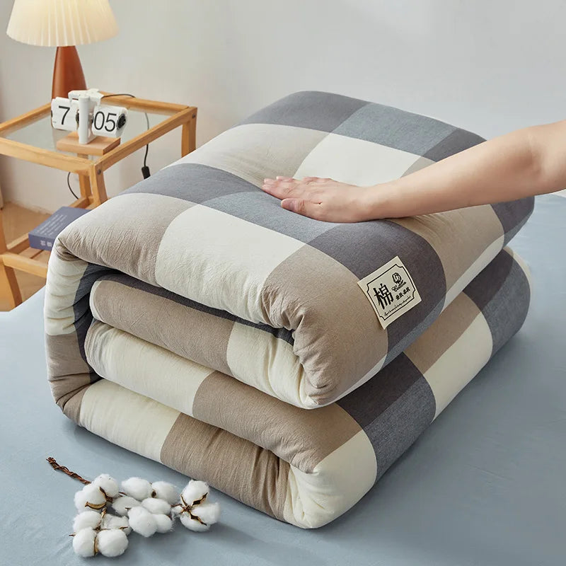 nordic quilt cotton 100% double bed comforters winter comforters King size duvet 220x240 cm winter Plaid comforter queen single.