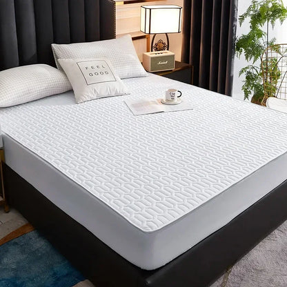 Bed Cover Mat Cover Waterproof Thicken Mattress Pad Protector Skin-Friendly Durable Fitted Sheet Latex 150x200 180x200 160x200