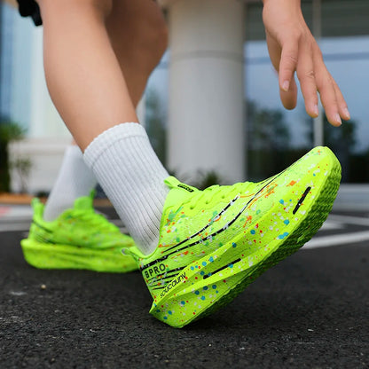 Supercritical E-TPU Marathon Running Shoes Men Women High-quality Road Jogging Shoes Light Comfy Sneakers Mesh Training Shoes.