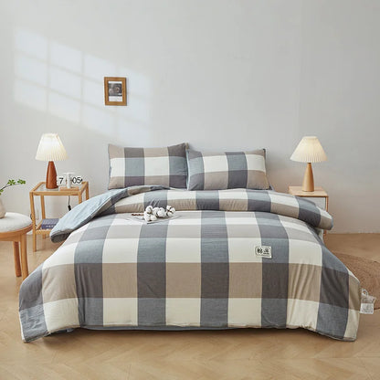 nordic quilt cotton 100% double bed comforters winter comforters King size duvet 220x240 cm winter Plaid comforter queen single