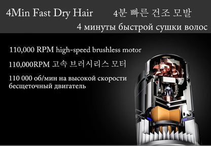 Super Hair Dryer 220V Leafless Hair dryer Personal Hair Care Styling Negative Ion Tool Constant Anion Electric Hair Dryers