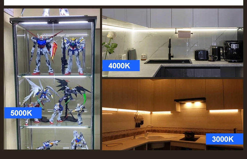 LED Tube Light AC220V  50cm 72LEDs High Brightness Night Bar 2835 Strip Energy Saving lamp for Home Kitchen Cabinet Wall Decor.