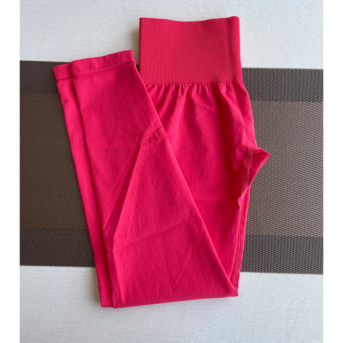 TKITK Solid Leggings Women Seamless Sports  Scrunch Bum Tights cycling shark pants Yoga shorts Gym navigation nv Workout wear