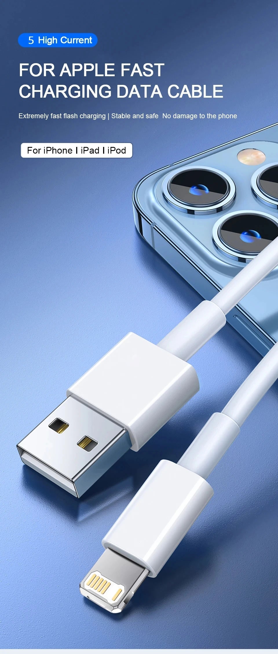 PD 35W USB Cable For iPhone 14 13 12 11 Pro Max 7 8 14 Plus XS XR Fast Charging USB C Cable Charger Date Wire Accessories.