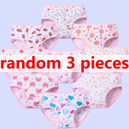 3/6/12 Pcs Cotton Panties Sets Girls Kids Short Briefs Children Underwear Child Cartoon Shorts Underpants Lace Panties Cute New.