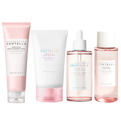 Korean Centella Original Products Pink Salt Fresh Ampoule Toner Facial Serum Cleanser and Moisturiser Cream Skincare Full Set