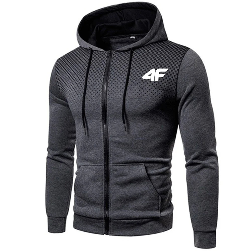 Men's Tracksuit Hooded Casual Hot Sale Single Piece Zipper Sweatshirt And Daily Single Sweatpants Comfort Outdoor Jogging Sports.