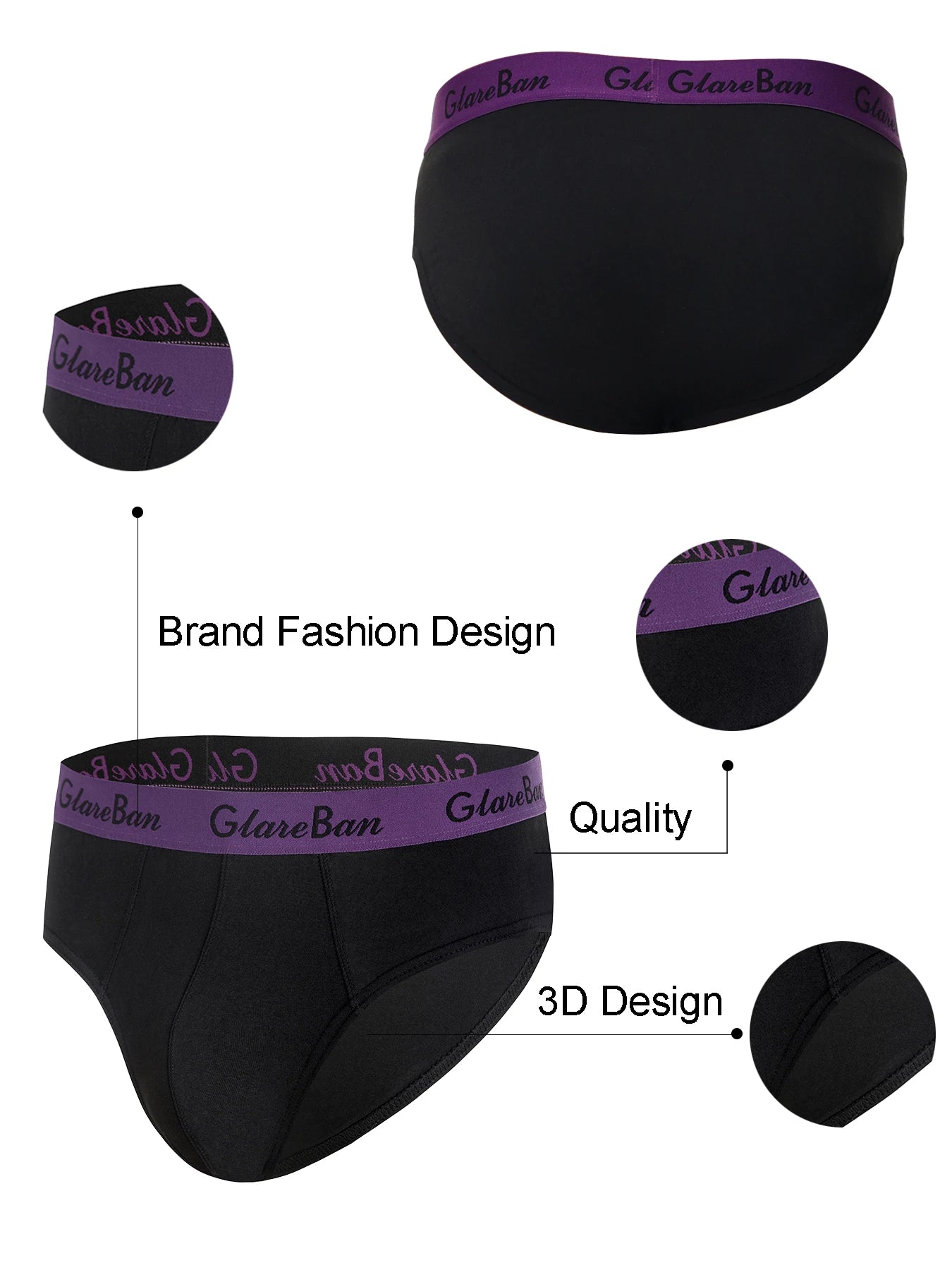 10pcs Pack Briefs Brand Cotton Boxer Fashion Style Men Panties Underwear Male And Underpants For Homme Set Shorts Box Slips ﻿.