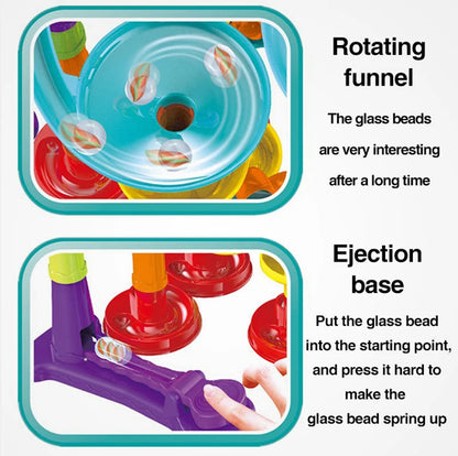 29-142PCS Marble Run Building Blocks Marbles Slide Toys For Children DIY Creativity Constructor Educational Toys Children Gift