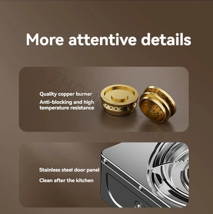 5.2KW Liquefied Gas Stove Range Single-range Energy-saving Flameout Protection Fierce Fire Stove.