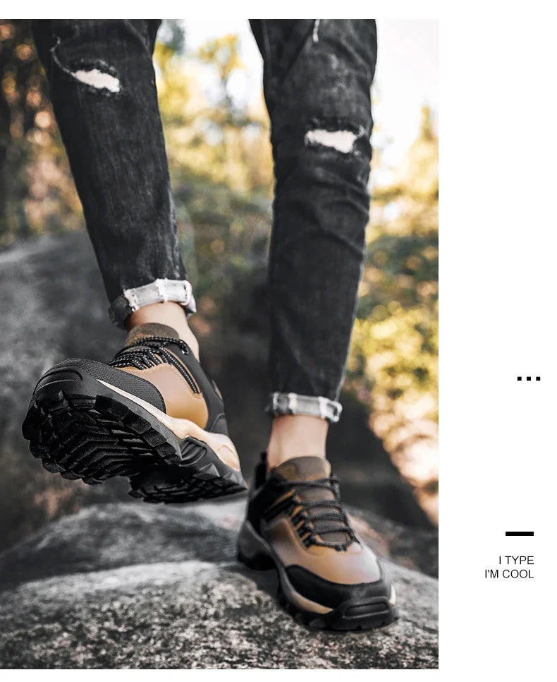 Men Boots Outdoor Sneakers Men Shoes 2025 New Fashion Male Casual Footwear Comfortable Tenis Masculino Botas Men Sneakers Shoes.