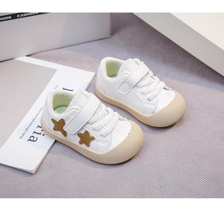 Toddler Kids Running Shoes Soft Sole Comfortable Baby Walking Shoes Toes Capped 2025 Fashion Boys Girls Casual Shoes Size 18-29.