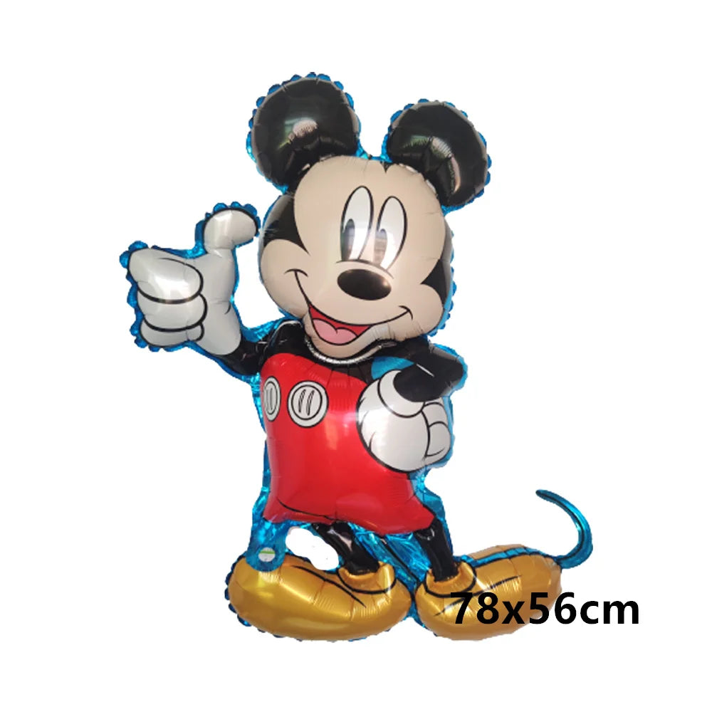 Mickey Minnie Folienballon Mickey Mouse Luftballons Minnie Geburtstag Party Dekor Kinderspielzeug Babyparty Ball Kinder Cartoon Geschenk