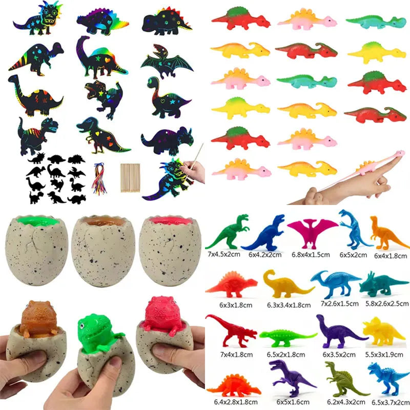 Dinosaurier Dekoration Party Supplies Glas Maske Kuchen Topper Banner PVC Stroh Papa Kreis Geschenktüten Dinosaurier Tier Gefälligkeiten Liefert.