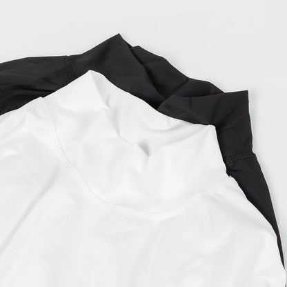 Mens Bodybuilding Sports Tight T-shirt Summer Compression Turtleneck Short Sleeve Gym Fitness Running Quick Dry Male Workout Top.