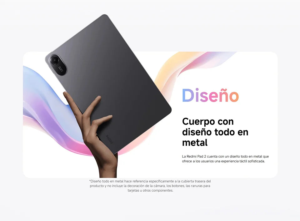 Global Version Xiaomi Redmi Pad 2 Tablet 11" 2.5K Display 9000mAh Battery 18W Fast Charge Xiaomi HyperOS 2.