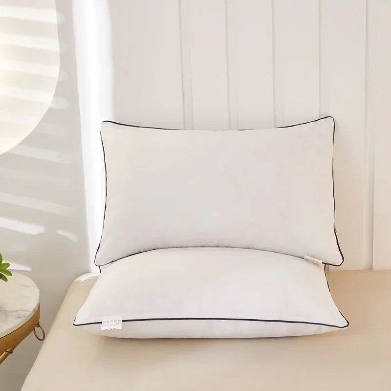 1pc White Pillow Core Home Bed Long Pillows подушки Washable Pillow Skin-friendly Neck Cushion almohadas para dormir.