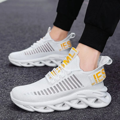 MAEDEF Shoes Men Sneakers Breathable Women Running Shoes Lightweight Anti-slip Sports Shoe Outdoor Lace Up Tennis Women Sneakers