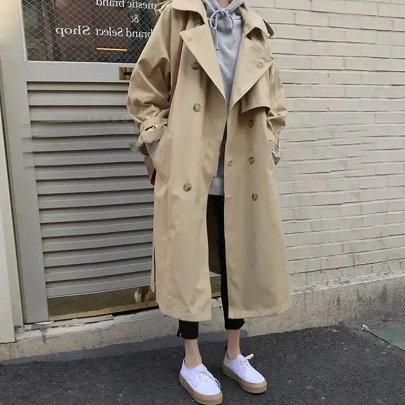 Graben Frauen Freund Herbst Koreanische Feste Weibliche Lange Stil Student Ins Alle-spiel Heißer Verkauf Neue Ankunft Harajuku Unisex outwear.