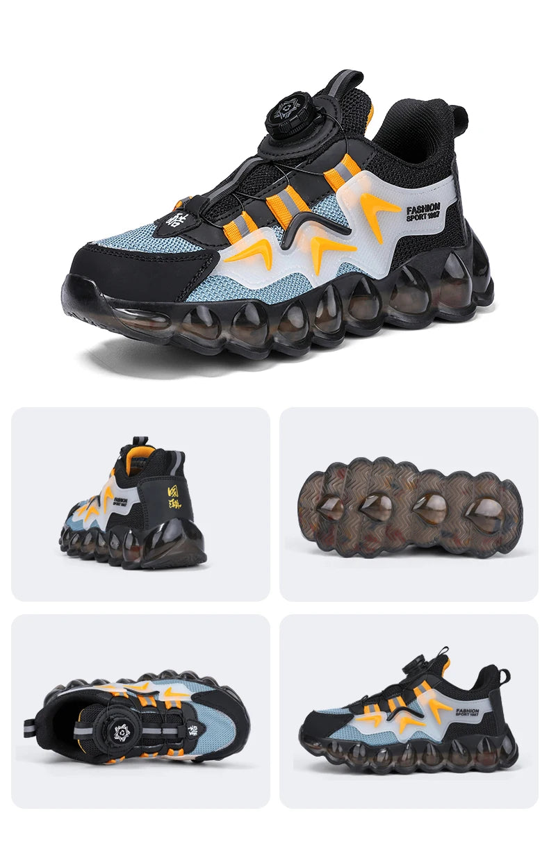 Kids Running Shoes Mesh Breathable Casual Sneakers for Children Lightweight Sport Shoes Boys Girl Non-Slip Pink Outdoor