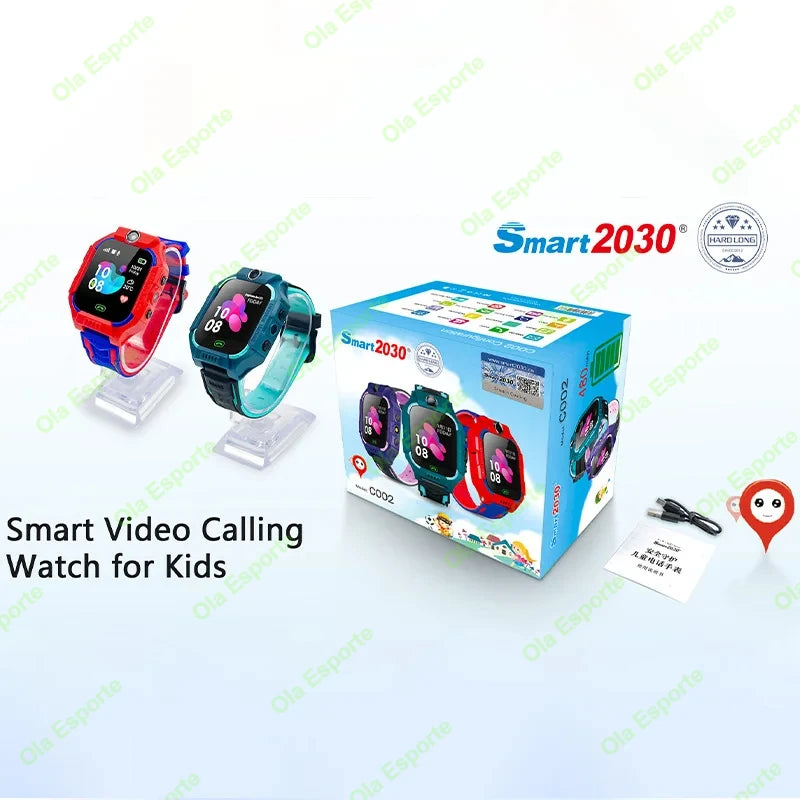 New Kids Smartwatch GPS Location Tracker SOS 2G Sim Call Child Smart Watch Camera IP67 Waterproof Watch Gift For IOS Android New.
