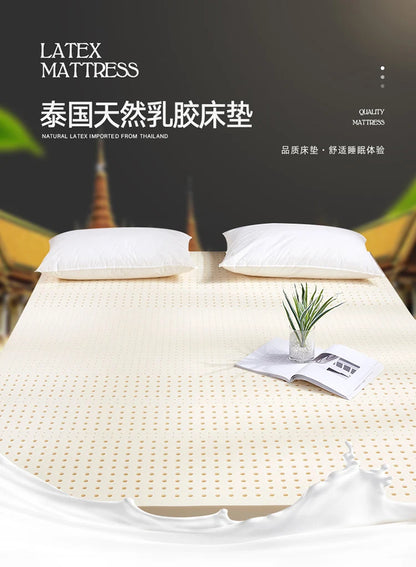 100% Thailand Natur latex Matratze mit Bezug Natur kautschuk Matratze 1,8 m Bett 1,5 m verdickte Home Schlafsaal Kissen matte