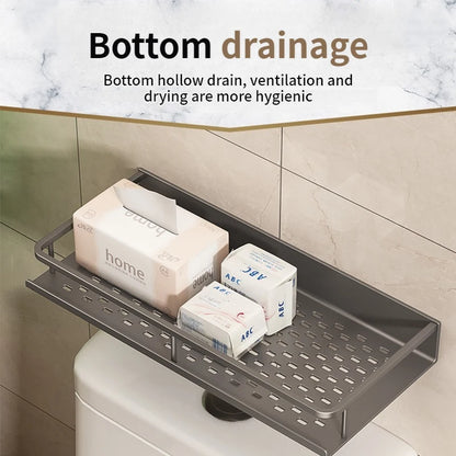60 cm Breite, verbessertes WC-Aufbewahrungsregal/Badezimmer-Shampoo-Regale, Kleiderbügel, Duschregal, Kleiderbügel, Eckregal