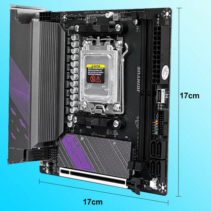 B650I Night Devil jginyue B650 Chipest B650 AM5 DDR5 mini itx pc motherboard gaming ARGB.